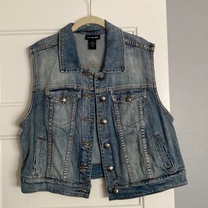 Lane Bryant Denim vest